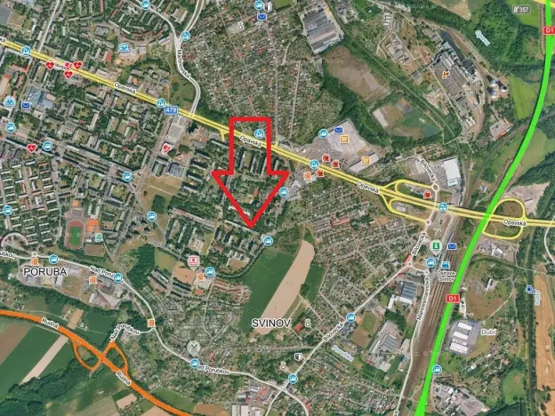 Pronájem bytu 2+1, Ostrava, Ukrajinská, 54 m2