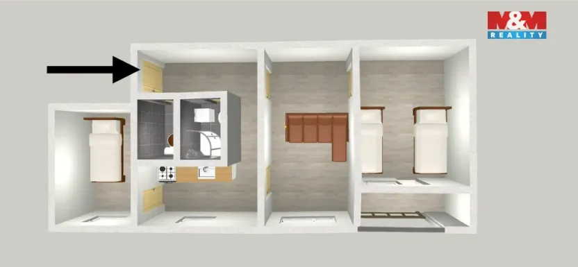 Prodej bytu 3+1, Mladá Boleslav - Mladá Boleslav II, Havlíčkova, 76 m2