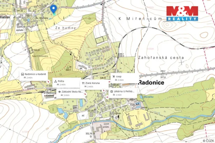 Prodej zahrady, Radonice - Vintířov, 1044 m2