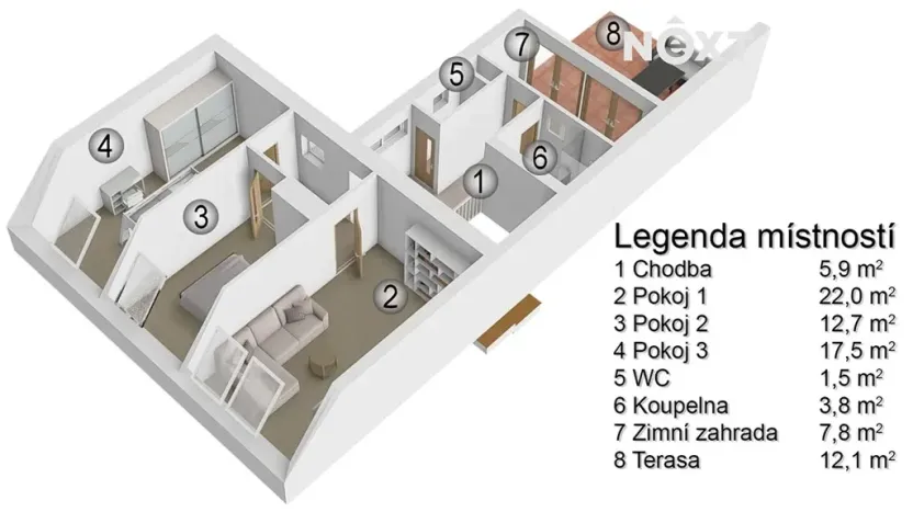 Prodej rodinného domu, Hostěrádky-Rešov, 176 m2