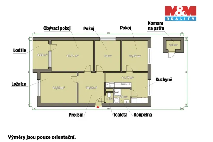 Prodej bytu 4+1, Tachov, Bělojarská, 84 m2