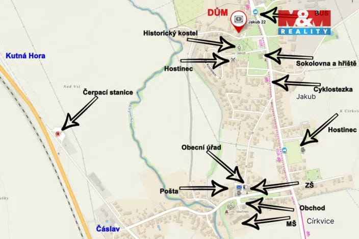 Pronájem obchodního prostoru, Církvice - Jakub, 100 m2