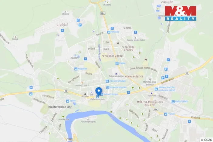 Pronájem bytu 1+1, Klášterec nad Ohří, Chomutovská, 33 m2