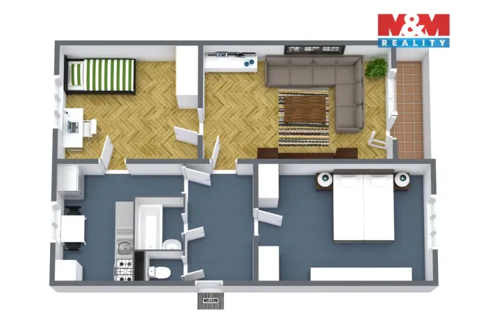 Prodej bytu 3+1, Kraslice, Čs. armády, 70 m2