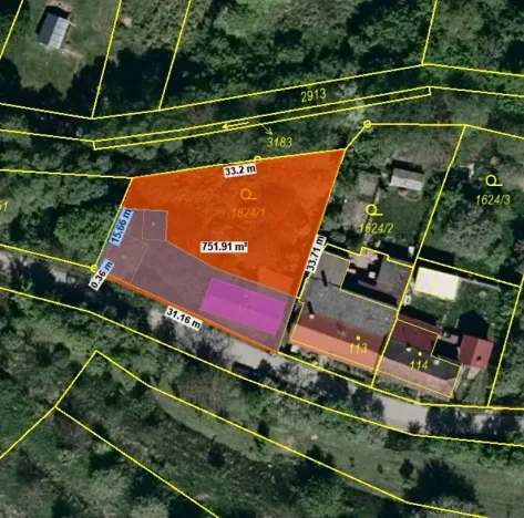 Prodej pozemku pro bydlení, Bojkovice, 819 m2