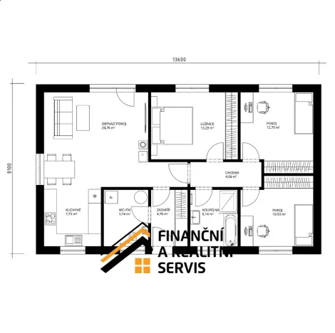Prodej rodinného domu, Jizerní Vtelno, 90 m2