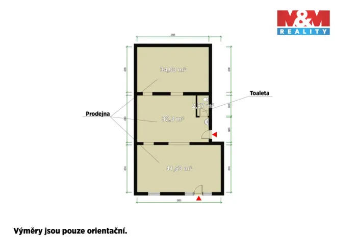 Pronájem obchodního prostoru, Plzeň - Doubravka, Zábělská, 107 m2