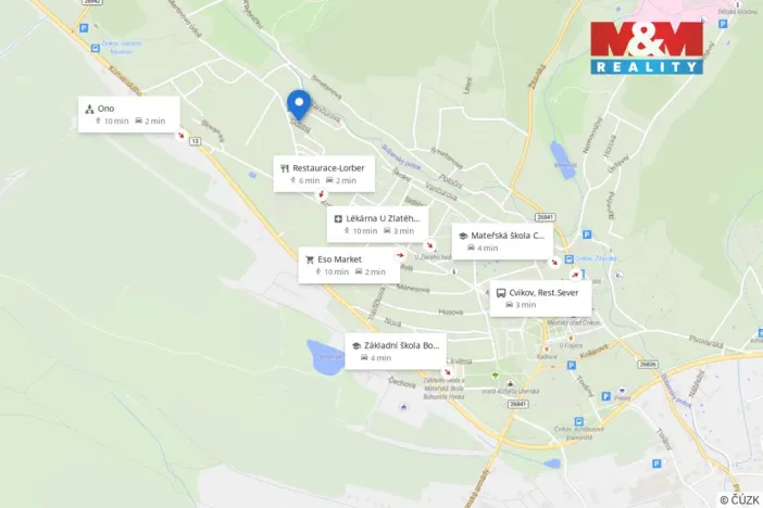 Pronájem bytu 1+kk, Cvikov - Cvikov II, Sídliště, 20 m2