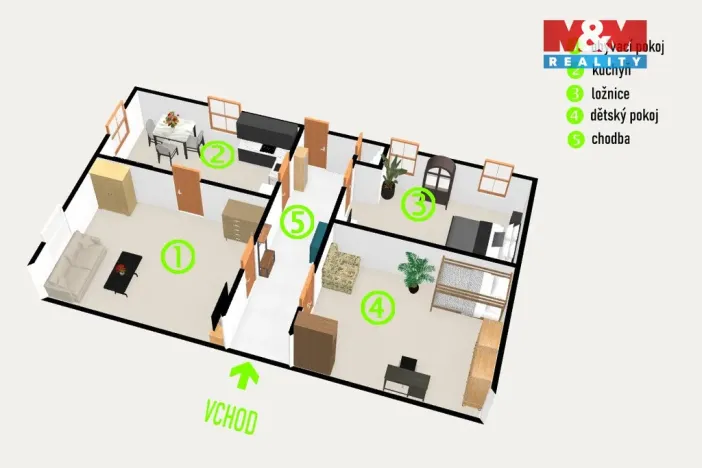 Prodej rodinného domu, Nová Ves u Chotěboře, 110 m2