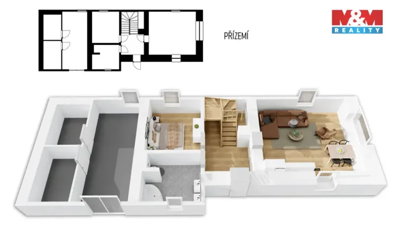 Prodej rodinného domu, Popovice - Kamenná Lhota, 160 m2