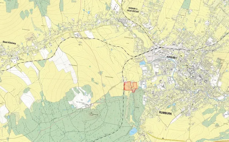 Prodej louky, Rumburk, 25080 m2