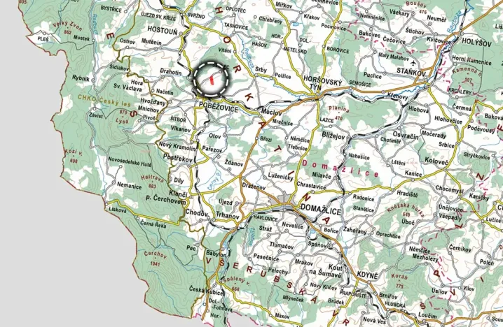 Prodej podílu pole, Poběžovice, 28823 m2