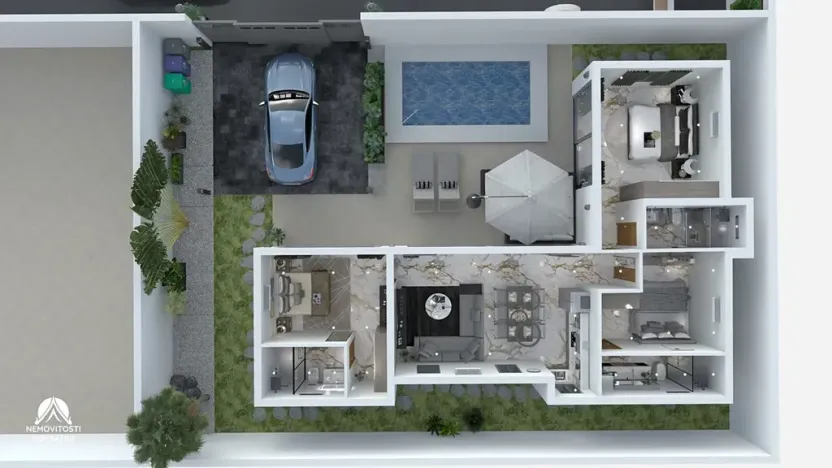 Prodej vily, Baan Taling Ngam, Thajsko, 118 m2