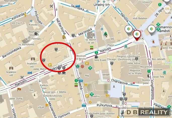 Pronájem kanceláře, Praha - Staré Město, Na Perštýně, 50 m2