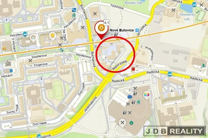 Pronájem kanceláře, Praha - Stodůlky, Bucharova, 30 m2