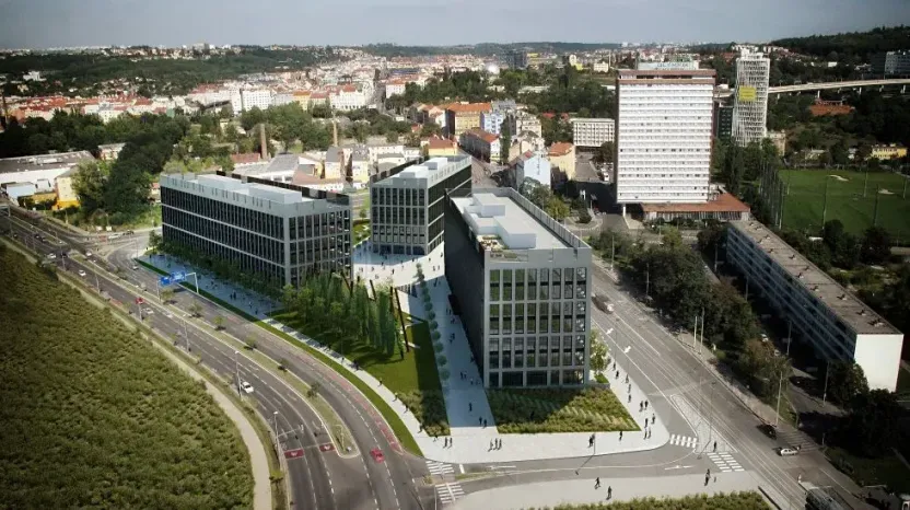 Pronájem kanceláře, Praha - Karlín, Sokolovská, 560 m2