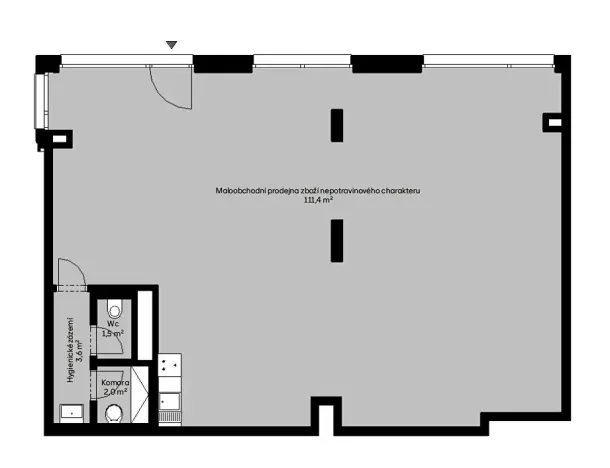 Prodej kanceláře, Praha - Modřany, Kolmanova, 119 m2