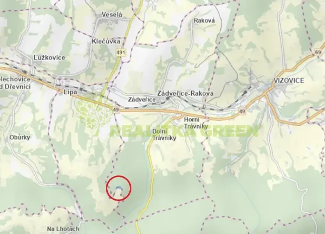 Prodej lesa, Zádveřice-Raková, 7363 m2