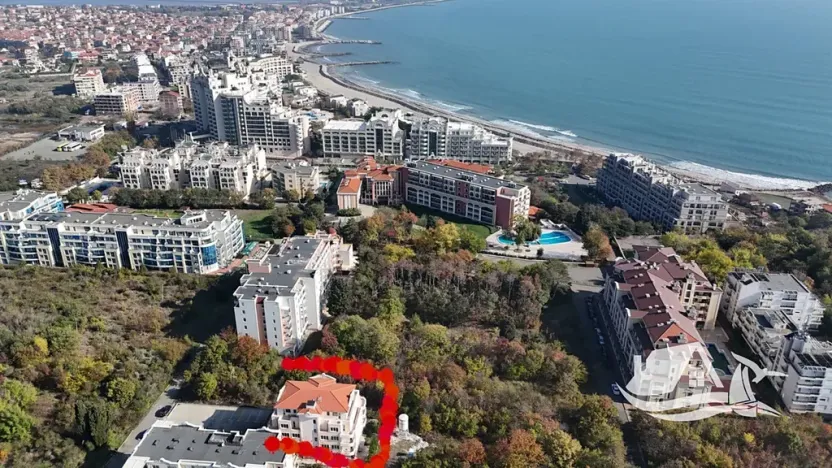 Prodej bytu 2+kk, Pomorie, Bulharsko, 48 m2