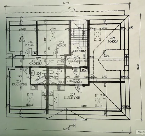 Pronájem bytu 2+1, Bučovice, Ždánská, 53 m2