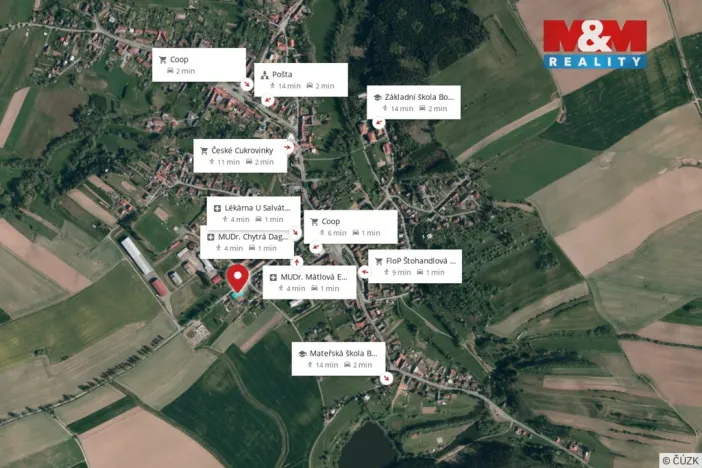 Prodej pozemku pro bydlení, Bobrová, 1734 m2