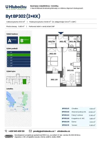 Prodej bytu 2+kk, Brno, Ondrova, 61 m2