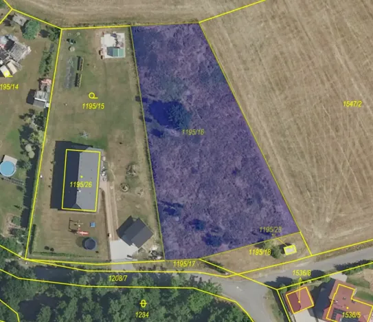 Prodej pozemku pro bydlení, Jince, 2172 m2