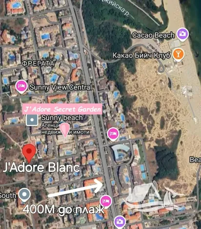 Prodej bytu 1+kk, Nesebar, Bulharsko, 31 m2