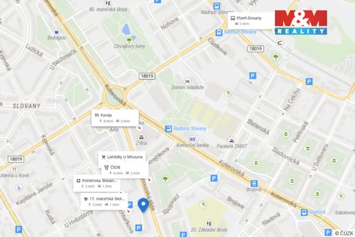 Pronájem bytu 2+1, Plzeň - Východní Předměstí, Francouzská třída, 55 m2