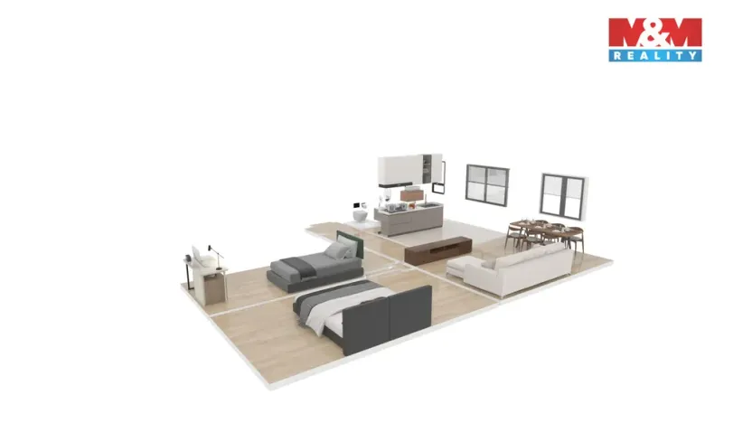 Prodej bytu 3+1, Srby, 72 m2