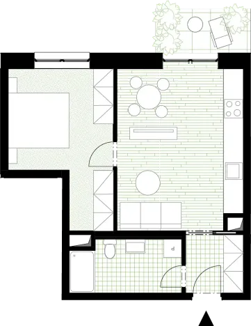 Prodej bytu 2+kk, Jeřmanice, Javornická, 48 m2