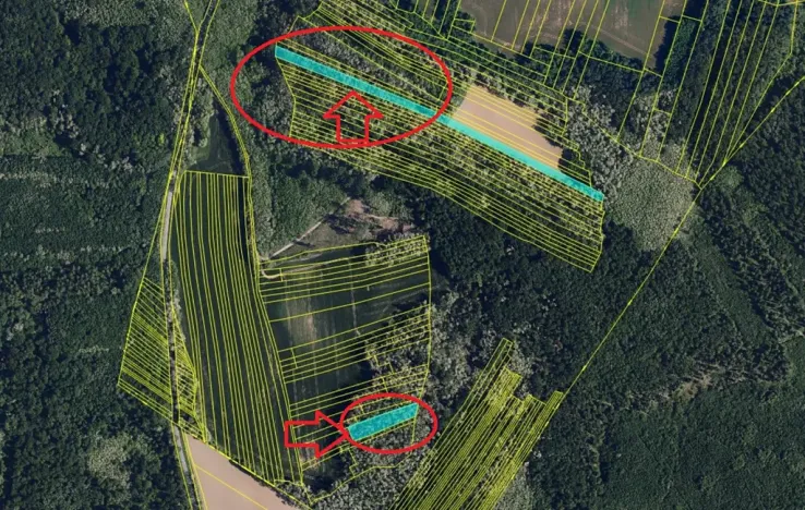 Prodej podílu lesa, Lesonice, 1518 m2
