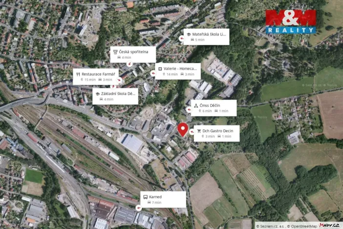 Pronájem bytu 2+1, Děčín - Děčín II-Nové Město, U Dvora, 66 m2