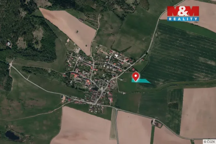 Prodej louky, Klučov, 3935 m2