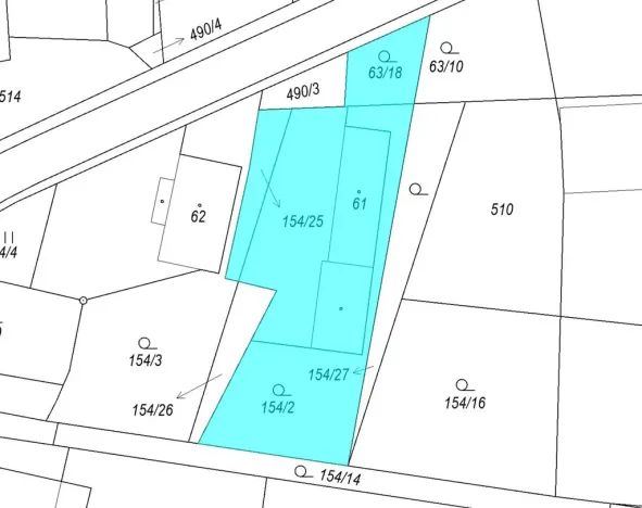 Prodej pozemku, Křičeň, 1045 m2