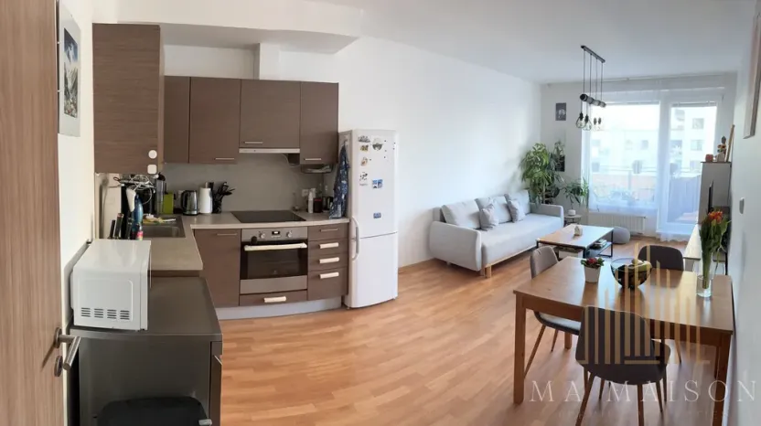 Pronájem bytu 2+kk, Praha - Vysočany, Pod Harfou, 53 m2