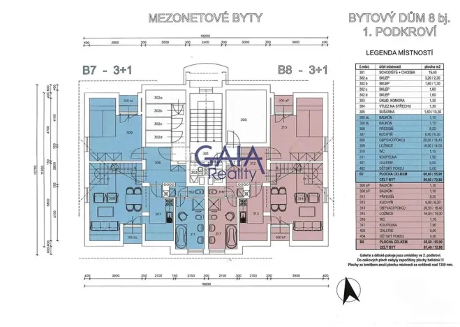 Prodej bytu 3+kk, Klobouky u Brna, Wolfova, 83 m2