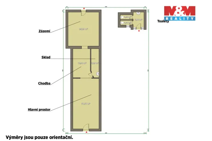 Pronájem obchodního prostoru, Žatec, náměstí Svobody, 80 m2