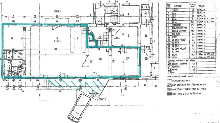 Pronájem obchodního prostoru, Modřice, Brněnská, 158 m2