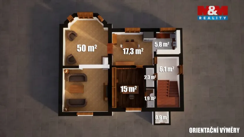 Prodej rodinného domu, Libčice nad Vltavou, Letecká, 200 m2