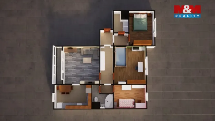 Prodej bytu 4+1, Česká Lípa, Hradecká, 98 m2