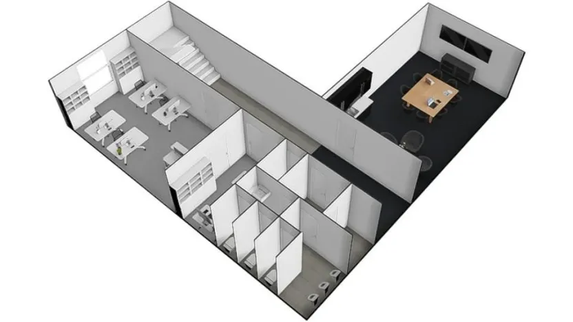 Pronájem kanceláře, Brno - Židenice, Kosmákova, 50 m2