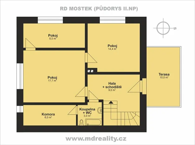 Prodej vícegeneračního domu, Mostek, 140 m2