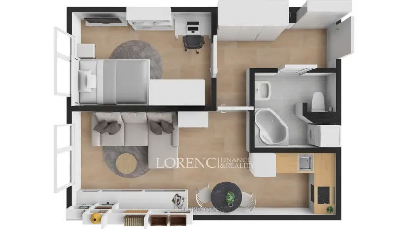 Prodej bytu 2+kk, Praha - Kamýk, Cílkova, 42 m2