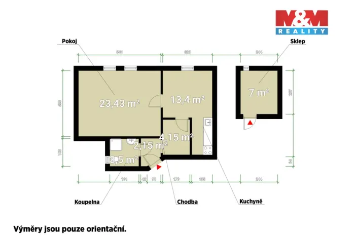 Prodej bytu 2+kk, Plzeň - Doudlevce, Révová, 46 m2