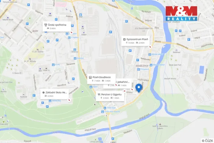 Prodej bytu 2+kk, Plzeň - Doudlevce, Révová, 46 m2