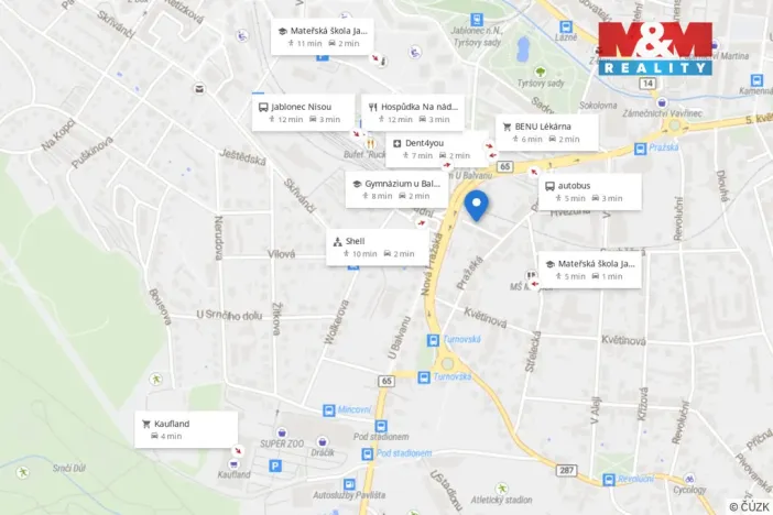 Prodej bytu 3+1, Jablonec nad Nisou, Nákladní, 72 m2