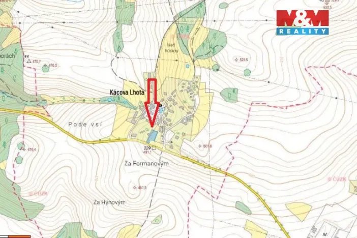 Prodej pozemku pro bydlení, Kozmice - Kácova Lhota, 1771 m2