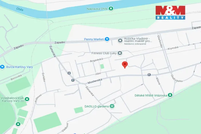 Pronájem bytu 3+1, Karlovy Vary, Budovatelů, 72 m2