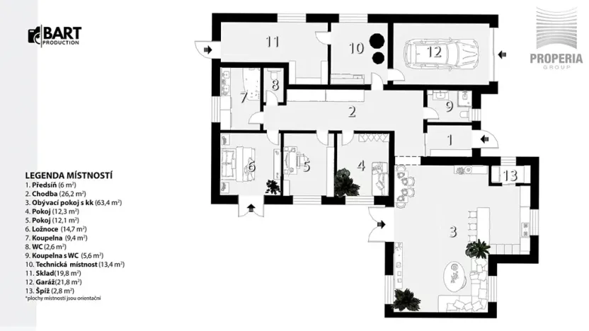 Prodej rodinného domu, Morkovice-Slížany, Zahradní, 210 m2